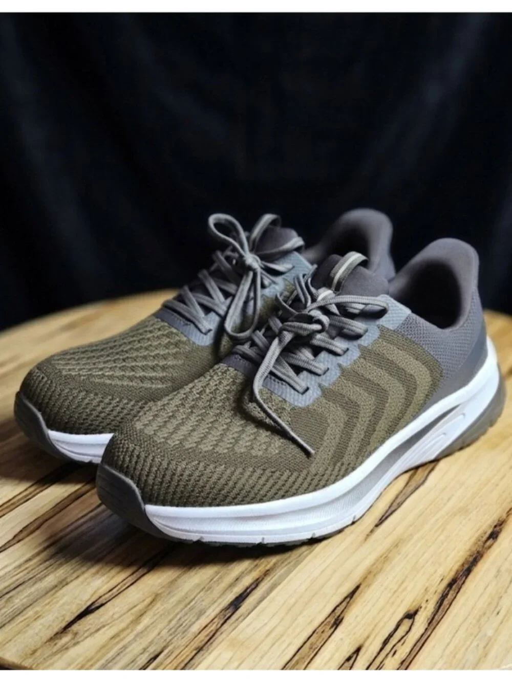 Orthofeet Tilos Hands Free Athletic Shoes Orthopedic Sneakers Diabetics Men 12D